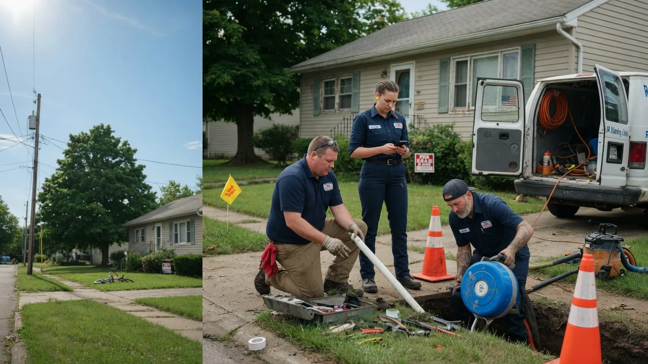 Sewer Line Repair in New Limerick, ME near me